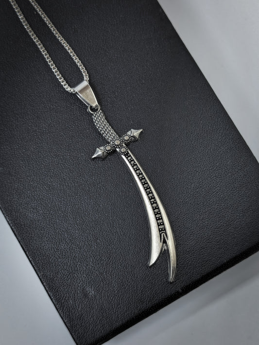 Zulfiqar Sword Pendant Necklace Stainless Steel