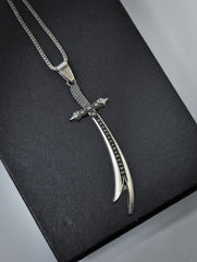 Zulfiqar Sword Pendant Necklace Stainless Steel
