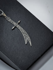 La-Fateh Illa Ali Zulfiqar Sword Pendant Necklace