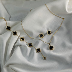 The Noir Blossom Set – Bold, Elegant & Timeless
