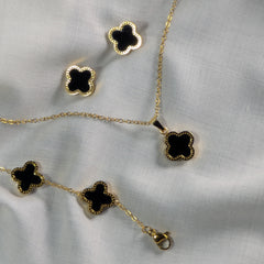 The Noir Blossom Set – Bold, Elegant & Timeless