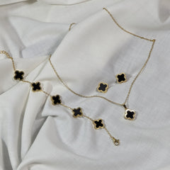 The Noir Blossom Set – Bold, Elegant & Timeless
