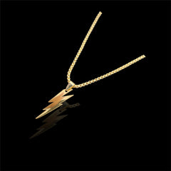 Flash Bolt Locket – Stainless Steel Lightning Necklace